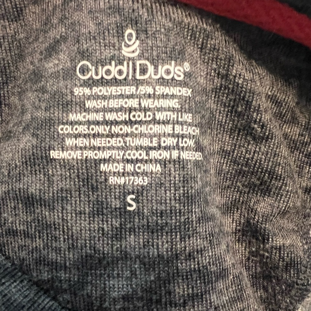 Cuddl Duds Women’s S Pajama Set - Black White Red - Picture 7 of 8